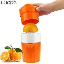 LUCOG Tragbare Haushalt Zitrone Entsafter Mini Obst Entsafter hause Zitrone Orange Zitrusfrüchte Presse Große Kapazität Mini Hause Geräte