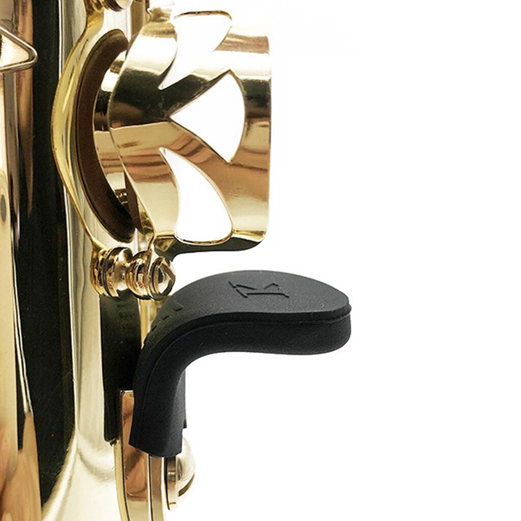 Saxophon Gummi Daumen Rest Kissen Nicht-Unterhose Saxophon Finger Schutz Kissen Pad für Alt Tenor Sopran Saxophon Zugang