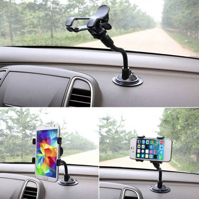 Telefon Auto Halfter flexibel 360 Grad Drehung Auto Halterung praktisch Halfter Für Smartphone Auto Telefon Halfter Unterstützung GPS