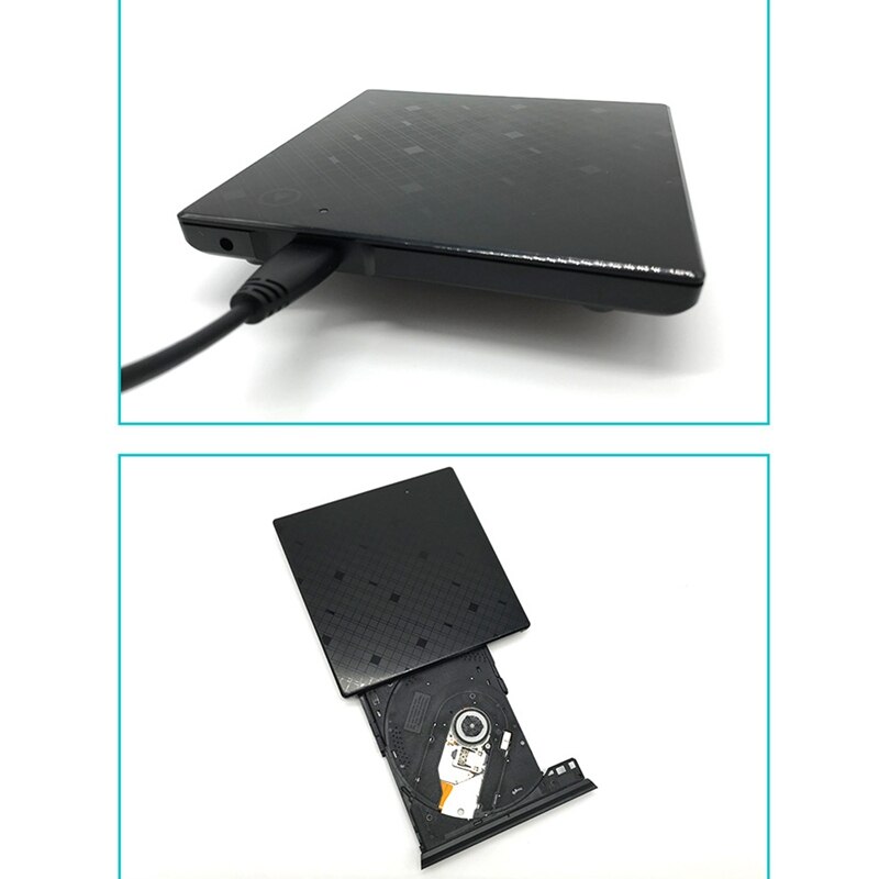 USB 3,0 CD DVD Spieler Externe CD DVD Stock Ultra-Dünnen Energiesparende DVD Brenner für IMAC Laptop Mac Schreibtisch Fenster