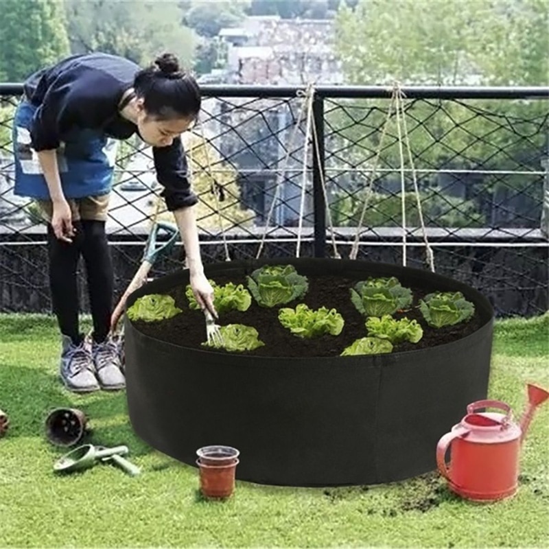 15-100 gallonen Stoff Wachsen Taschen Atmungs Töpfe Pflanzer Wurzel Beutel Container Anlage Clever Töpfe mit Griffe Garten Liefert