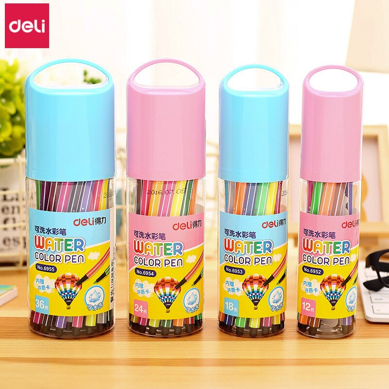 Delikatessen schule freundlicher aquarell stift Kunst Marker erschwinglichen farbe pinsel farbe Marker stifte für malerei 12/18/24/36 farbe