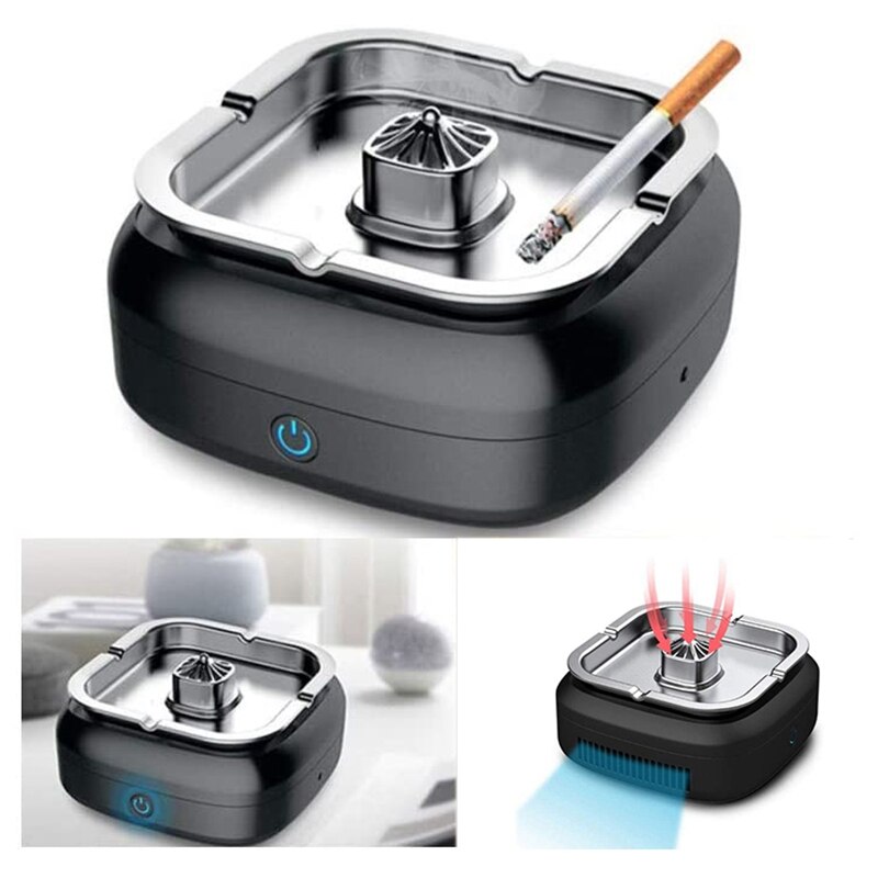 Aschenbecher Luftreiniger Hochdruck Negativ Ionen USB Ladung Gerät für Heimat Sekretariat Auto