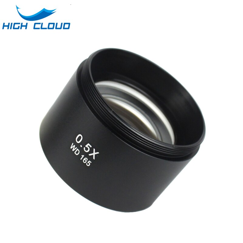 WD165 0,5X0,7X1,0X2,0 X Hilfs Objekte Objektiv Mikroskop Kamera Objektiv Für Trinocular Stereo Zoomen Mikroskop barlow Glas Objektiv