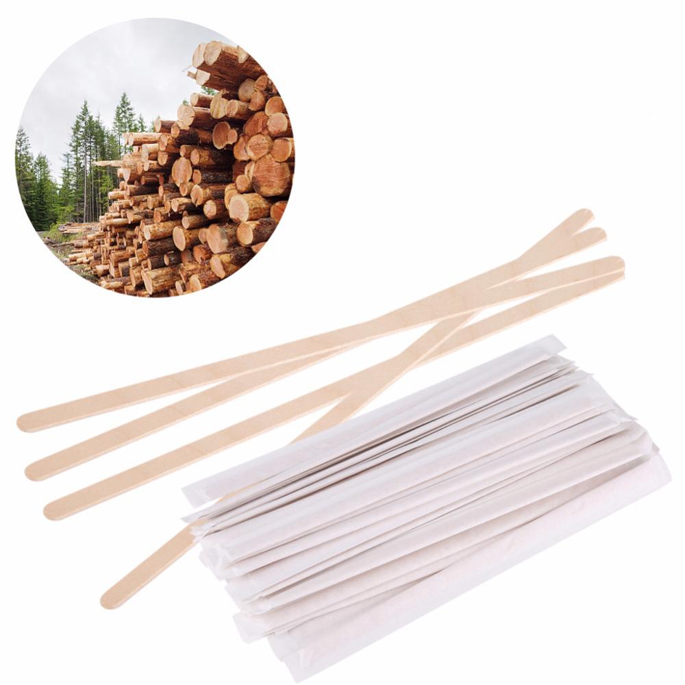 100 Stck 140mm Einweg Holz Kaffee Rührer Für Heißer Kaltes Getränk Getränke 5.5 ''Gaststätten, Bar, kaffee Einkaufen, schule, pausenraum