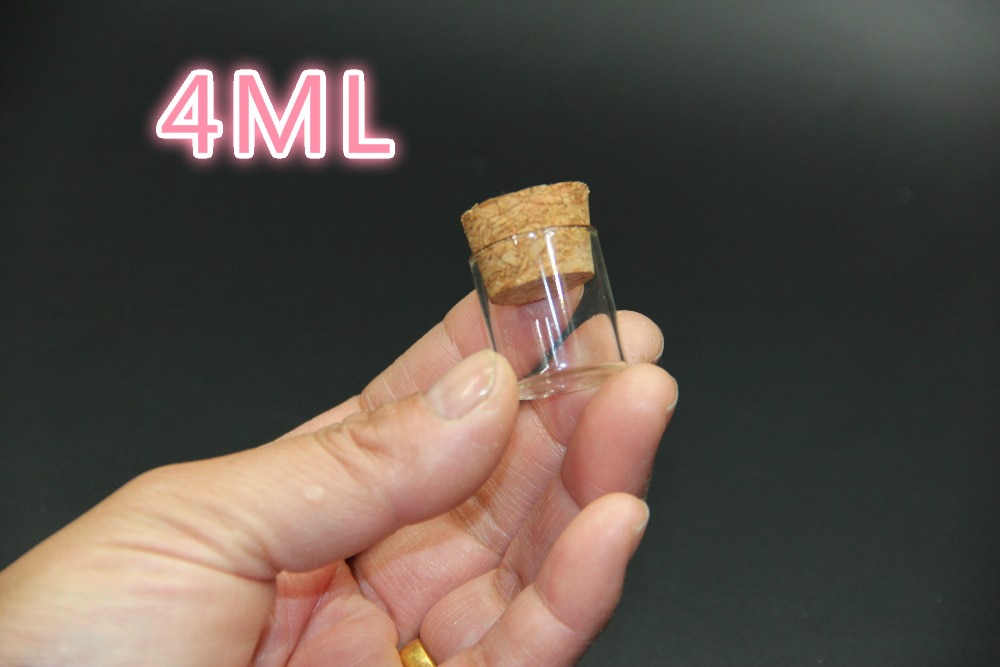 5Stck 22*25mm 4ml Mini Glas Fläschchen Gläser wünschen Flaschen Reagenzglas Flasche Mit Korken leere Glas transparent Klare Flaschen