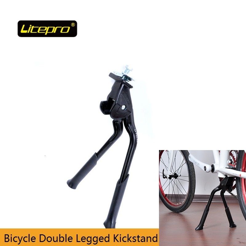 Fahrrad Ständer Litepro 700c/16/20 Zoll Faltrad Einstellbar trete Doppel Bein Fahrrad Ständer Für MTB Falten rennrad