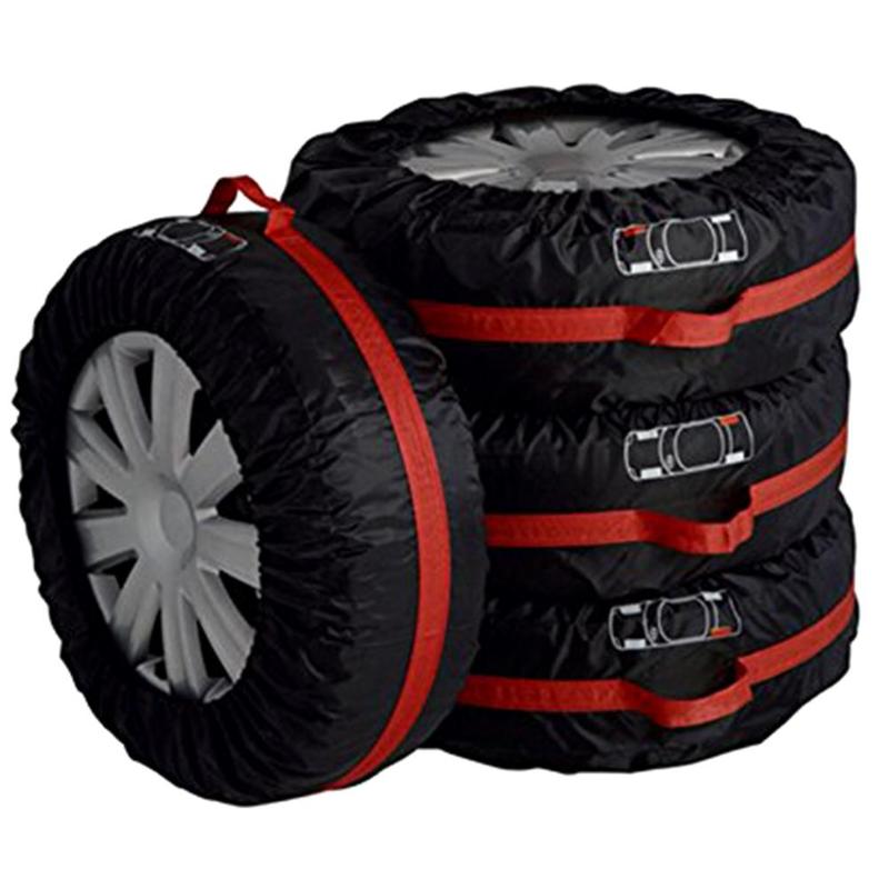 Universal- Auto Ersatz Reifen Rad Schutz Abdeckung Lagerung Tasche Tragen Tote Für Autos Rad Schutz Deckt 4 Saison Auto Reifen tasche