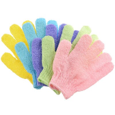 10 paar Peeling Peeling Handschuh Dusche Körper Pinsel Finger Schlecht Handtuch Peeling Fausthandschuh Körper Peeling Handschuhe Schlecht Schwamm Spa Schaum dusche