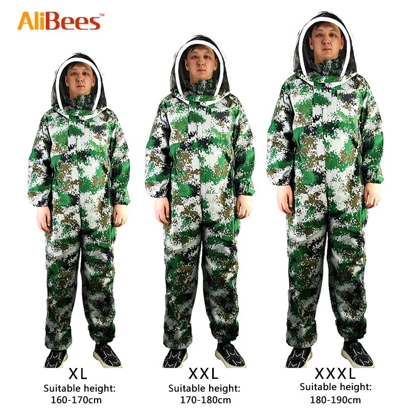 Schutz Bienenzucht Anzug Anti Biene Imker Schleier Kittel Tuch Ausrügestochen Bienenzucht Hütte Anzug Imker Costum Imkerei