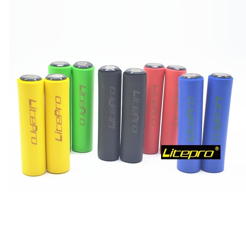 Litepro Fahrrad Griffe 22,2mm 130mm Schwamm Komfortable Silikon Griffe Faltrad Stadt Straße Fahrrad Mountainbike Lenker Griff