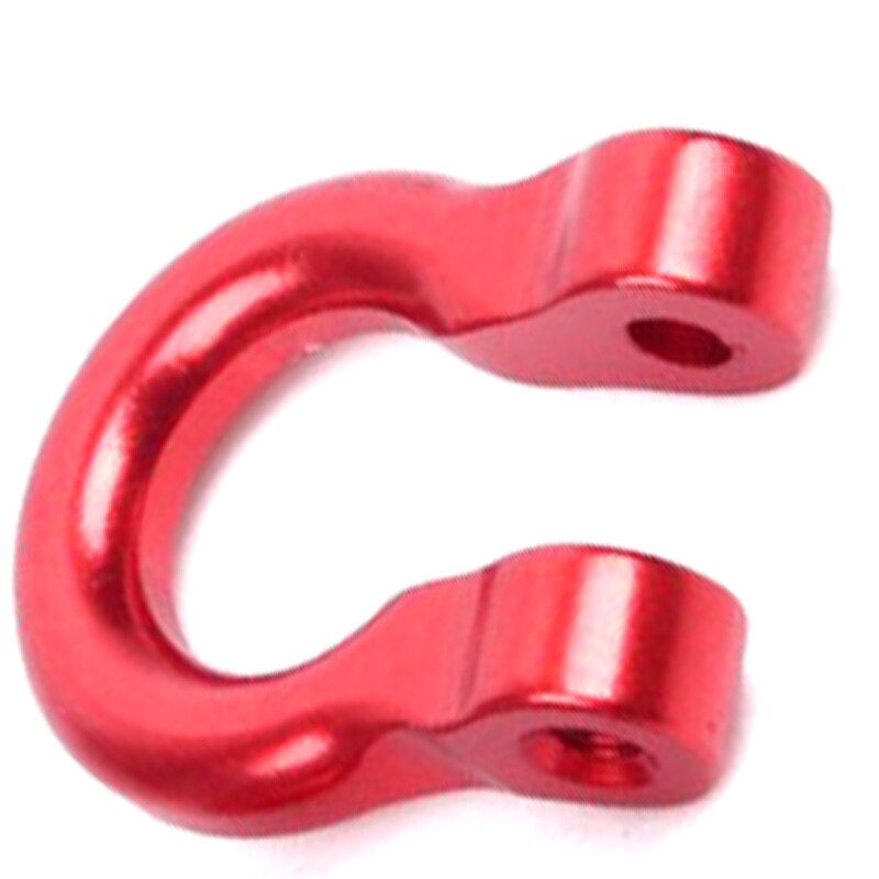 4Stck rot Metall Stoßstange D-Ring Abschleppen Haken für 1/10 RC Raupe Auto Traxxas TRX4 axial SCX10 90046 d90