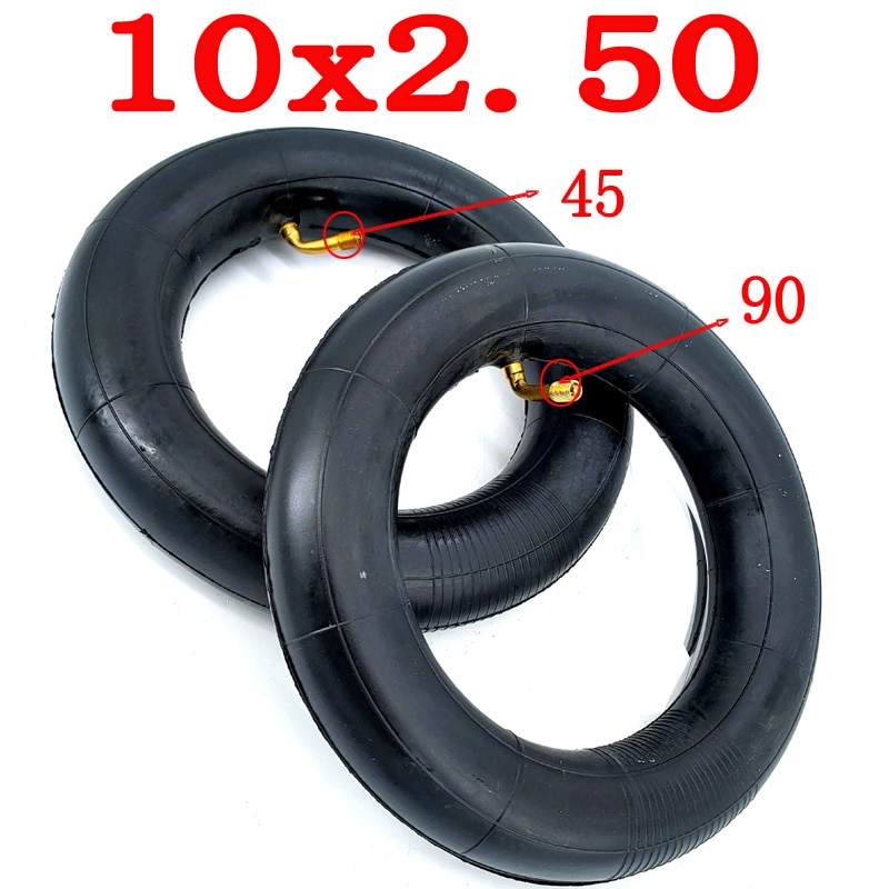 10 zoll Inneren Reifen 10x 2,50 Innenrohr mit Gebogen Ventil für Elektrische Roller Ausgleich Hoverboard Selbst Clever Gleichgewicht
