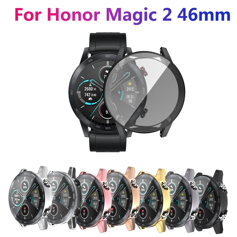 Galvani tpu alle-inklusive-schutzhülle für Huawei Ehre Magie uhr 2 tpu weiche fallen 46mm glei schutz uhr
