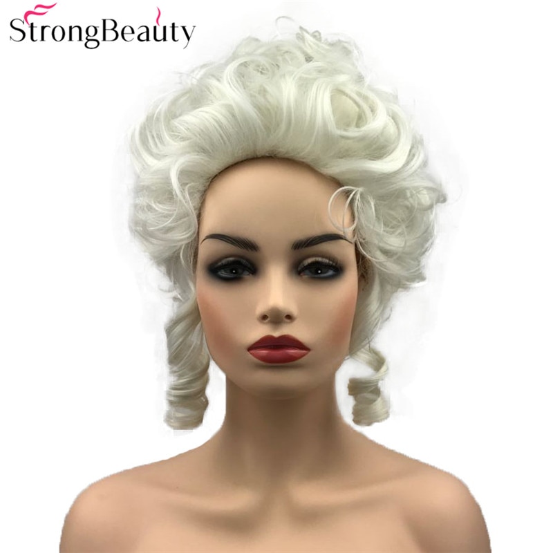 StrongBeauty Synthetische Lockige Haar Perücke Marie Antoinette Perücke Frauen Cosplay Perücken