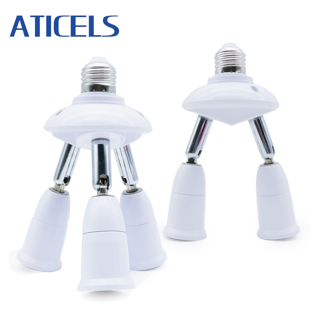 E27 Splitter 1/2/3/4/5 Köpfe Einstellbare E27 Zu E27 Lampe Basis LED-lampe Adapter Konverter Lampe Halfter Buchse