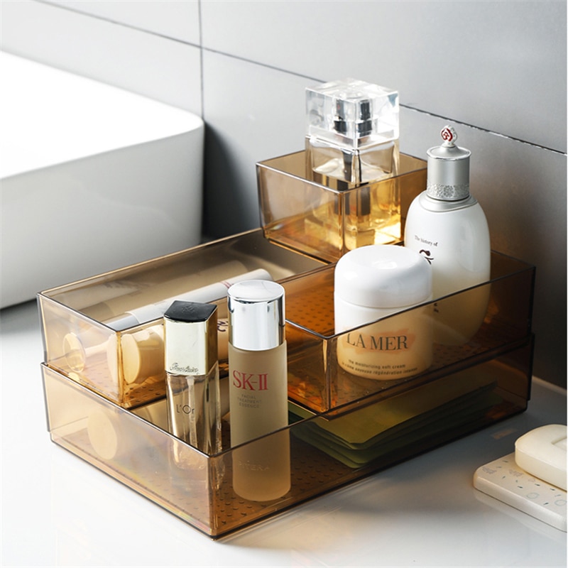 Kunststoff Lagerung Schublade Küche besteck Tabletts für schublade Startseite Organizer Kosmetik Fach Organizer für küche schrank