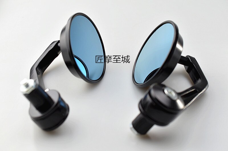 Universal- 7/8 'Runde Bar Ende Rückspiegel Moto Motorrad Motorrad Rolle Rückspiegel Seite Spiegel