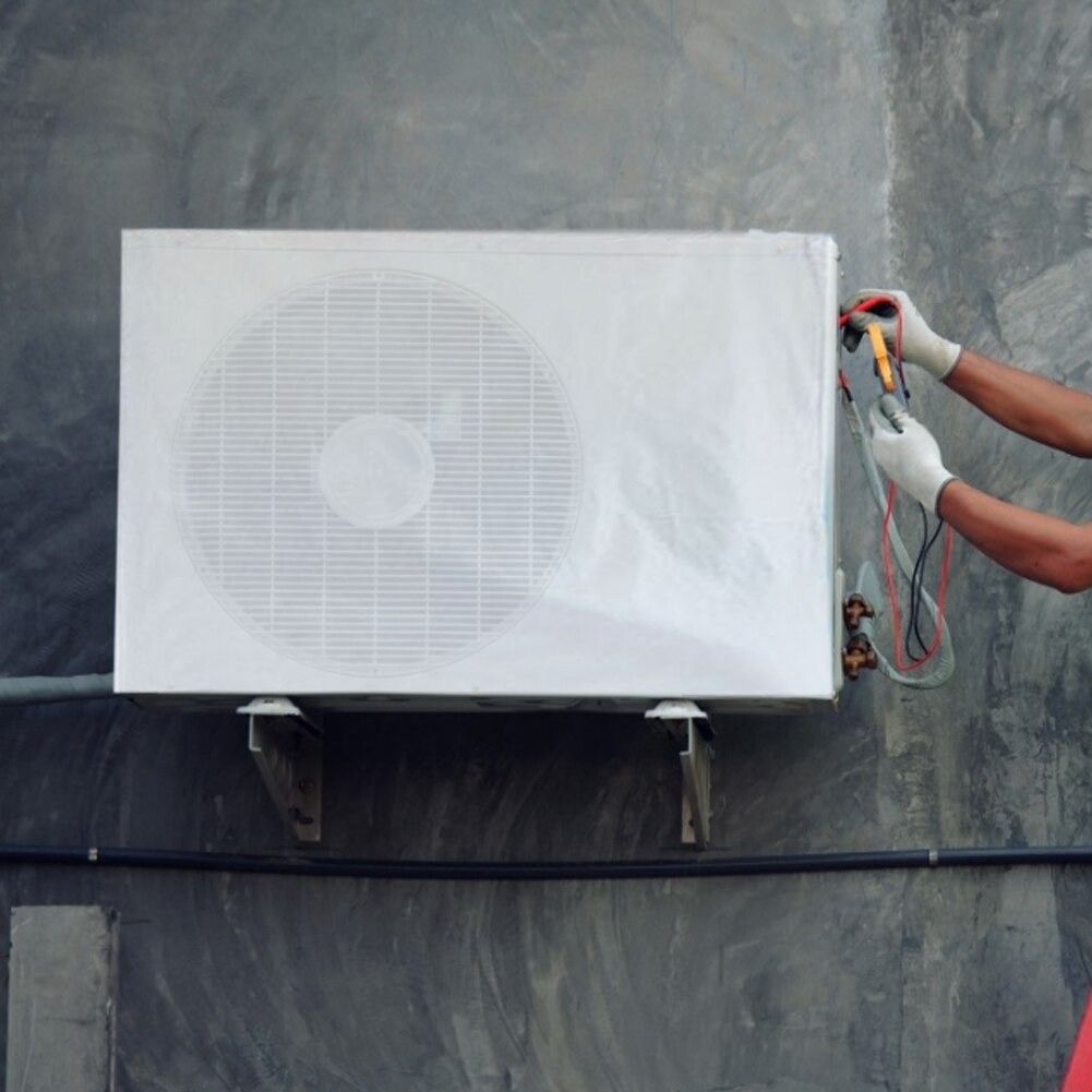 Multifunktionale draussen Klimaanlage Wasserdichte fallen Schutz Regendicht Sonne Schatten Silber Stoff Schild Klimaanlage Werkzeug