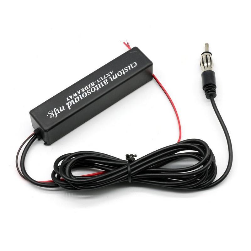 Universal- Auto Versteckte Antennen Verstärker Antenne Montage 12 V Elektrische Stereo bin/FM Auto Radio Antenne ABS/PVC
