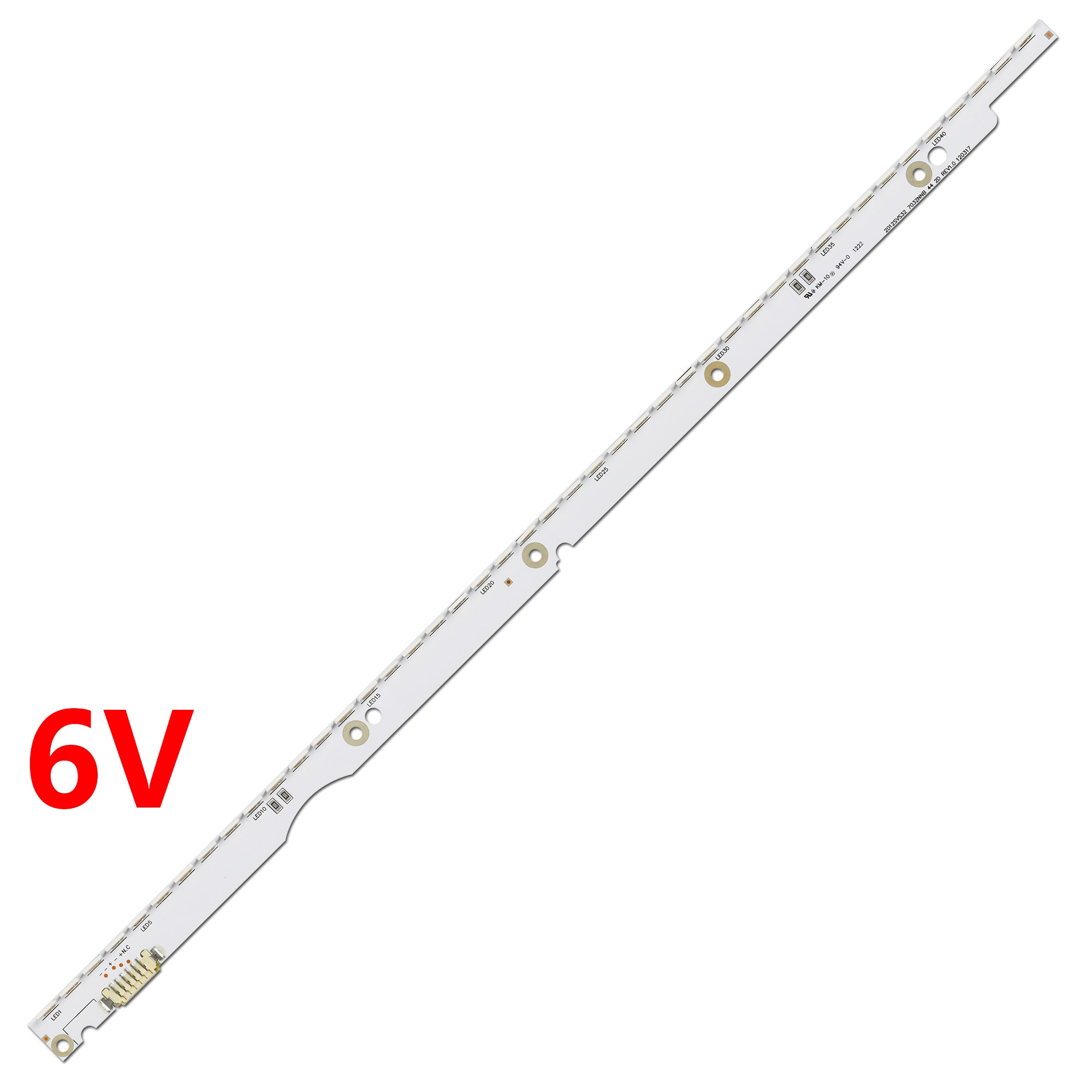 Neue 44LED * 6V 406mm LED streifen für samsung UA32ES5500 UE32ES6100 SCHLITTEN 2012svs32 7032nnb 2D V1GE-320SM0-R1 32NNB-7032LED-MCPCB