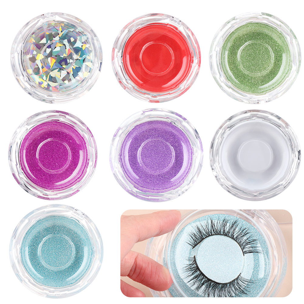 1PC transparent Falsche Wimpern fallen Lagerung Spiegel wimpern Kasten Magnetischen Und Nicht Magnet Neue Reise machen-hoch Lagerung Kasten Mini