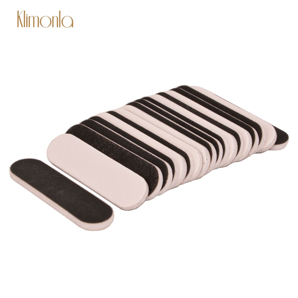 50Stck Mini Nagel Dateien doppelseitige Einweg 180/240 Streugut DIY Schleifpapier Nagel Tipps Schwarz Weiß Schleifen Nagel Kunst werkzeuge