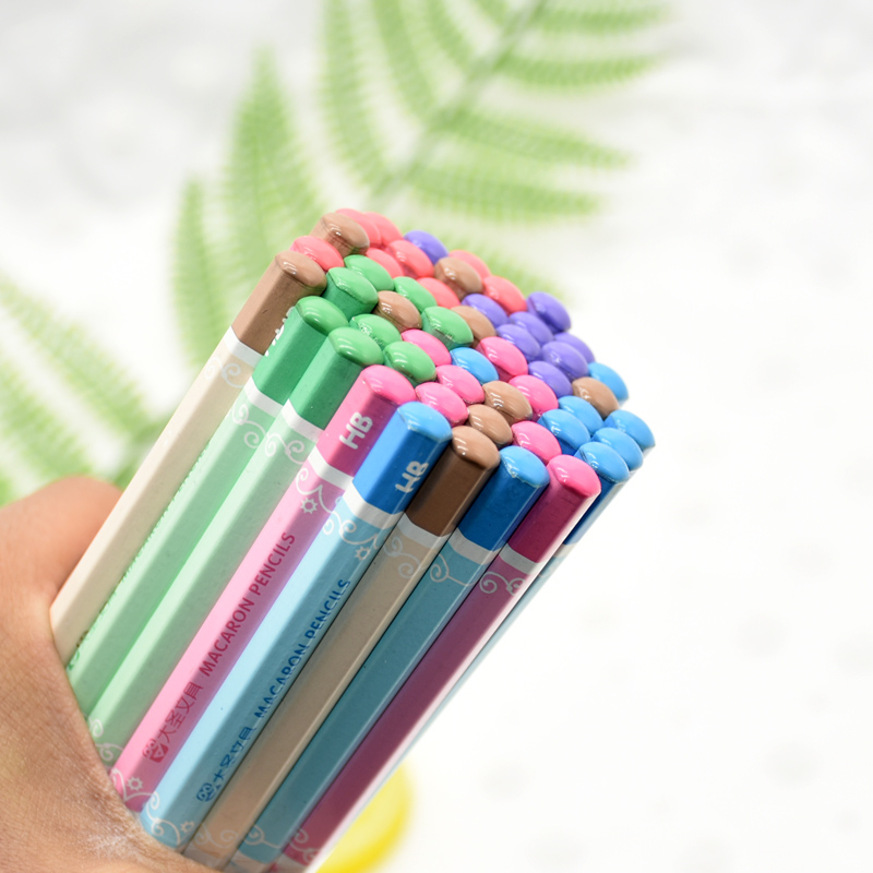 70Stck Hexagon bleistift HB Standard graphit bleistift schreibwaren Schule Bürobedarf Schüler Preis kreative kawaii einfache nette