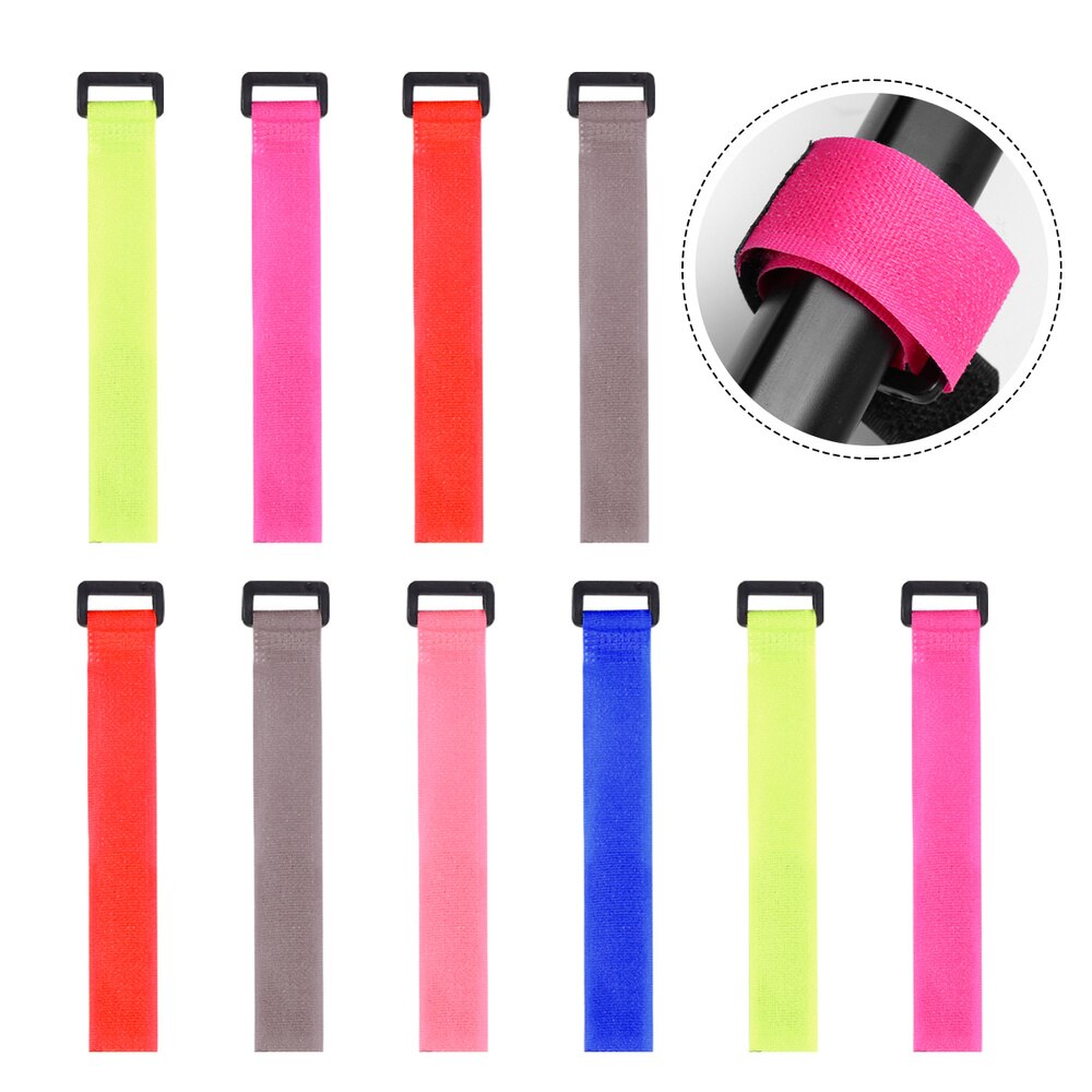 10 stücke Tragbare Nützliche dauerhaft Angelrute Bindung Gürtel Angeln Lieferungen Angelrute Zubehör für Außerhalb Erwachsene Ich bin Freien