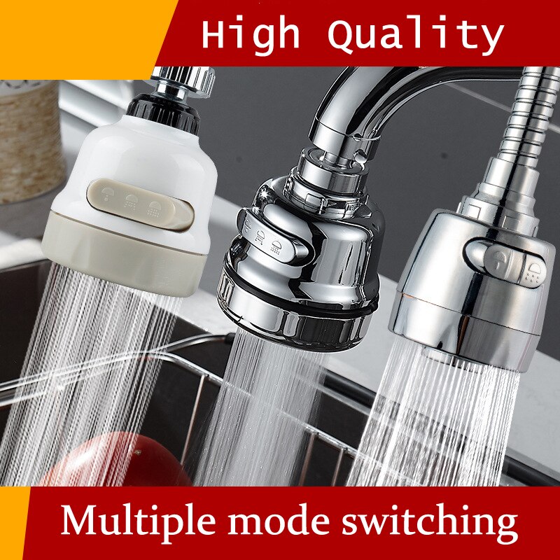 Küche Wasserhahn belüfter 2/3 Modi einstellbar Wasser Filter Diffusor Wasser sparen Düse Wasserhahn Stecker Verlängern