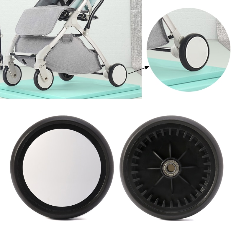 Baby Kinderwagen Vorne/Hinten Räder Kinderwagen Zurück Gummi Rad freundlicher Yoya Kinderwagen Kinderwagen Zubehör Für mit werkzeuge Kinderwagen Rad
