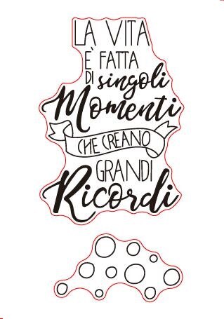 Italienischen worte transparent Klar Silikon Stempel/Dichtung für DIY scrapbooking/foto Album Dekorative klare stempel blätter A119