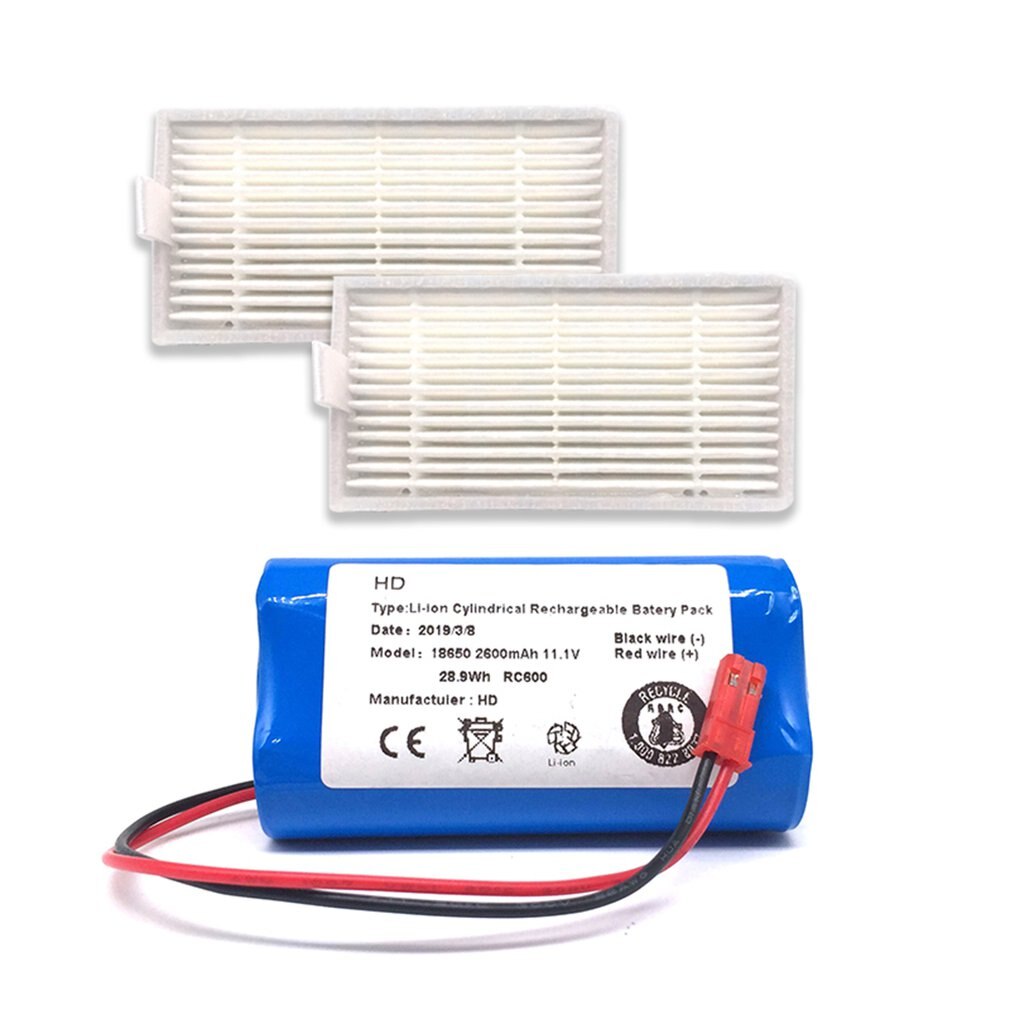 Hohe Absorbtive Filter + batterie Für ILIFE V3 V5 V5S V5SPRO Staubsauger Zubehör Staubsauger Ersatz