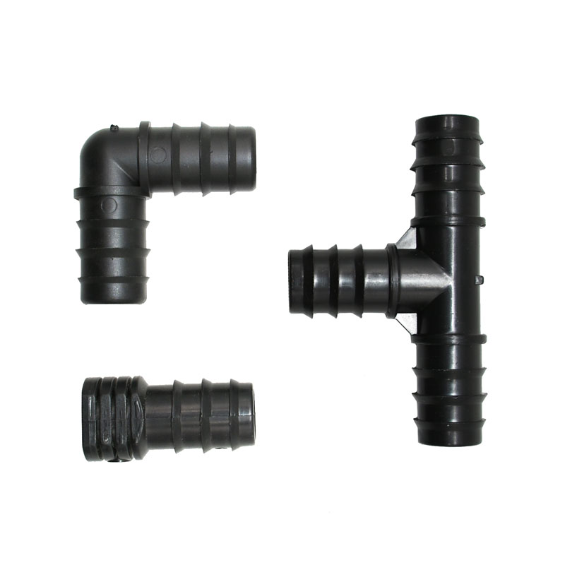 25mm Garten schlauch t ellenbogen stecker Ende wasser Splitter DN20 schlauch 3-weg garten bewässerung stacheldraht tropf bewässerung armaturen 2 stücke