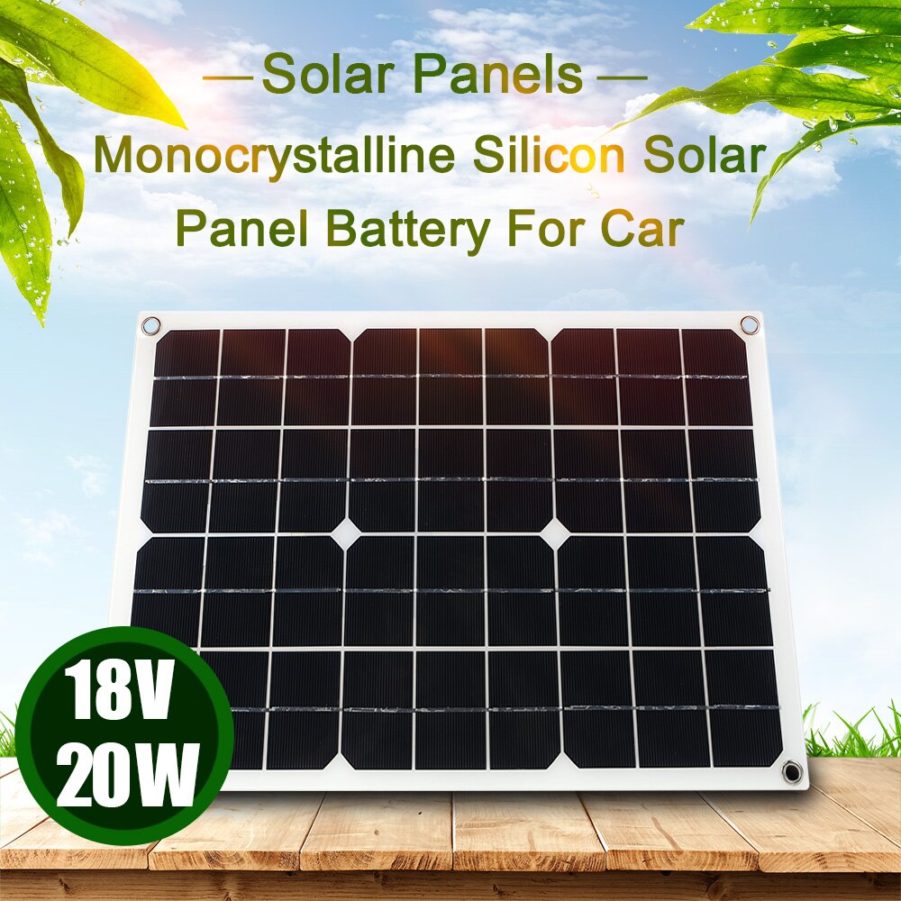 20 Watt flexibel Solar- Tafel Batterie Dual Ausgang Solar- Energie Energie Mit Usb-schnittstelle Hohe Wandlung-Bewertung Solar- Tafel System