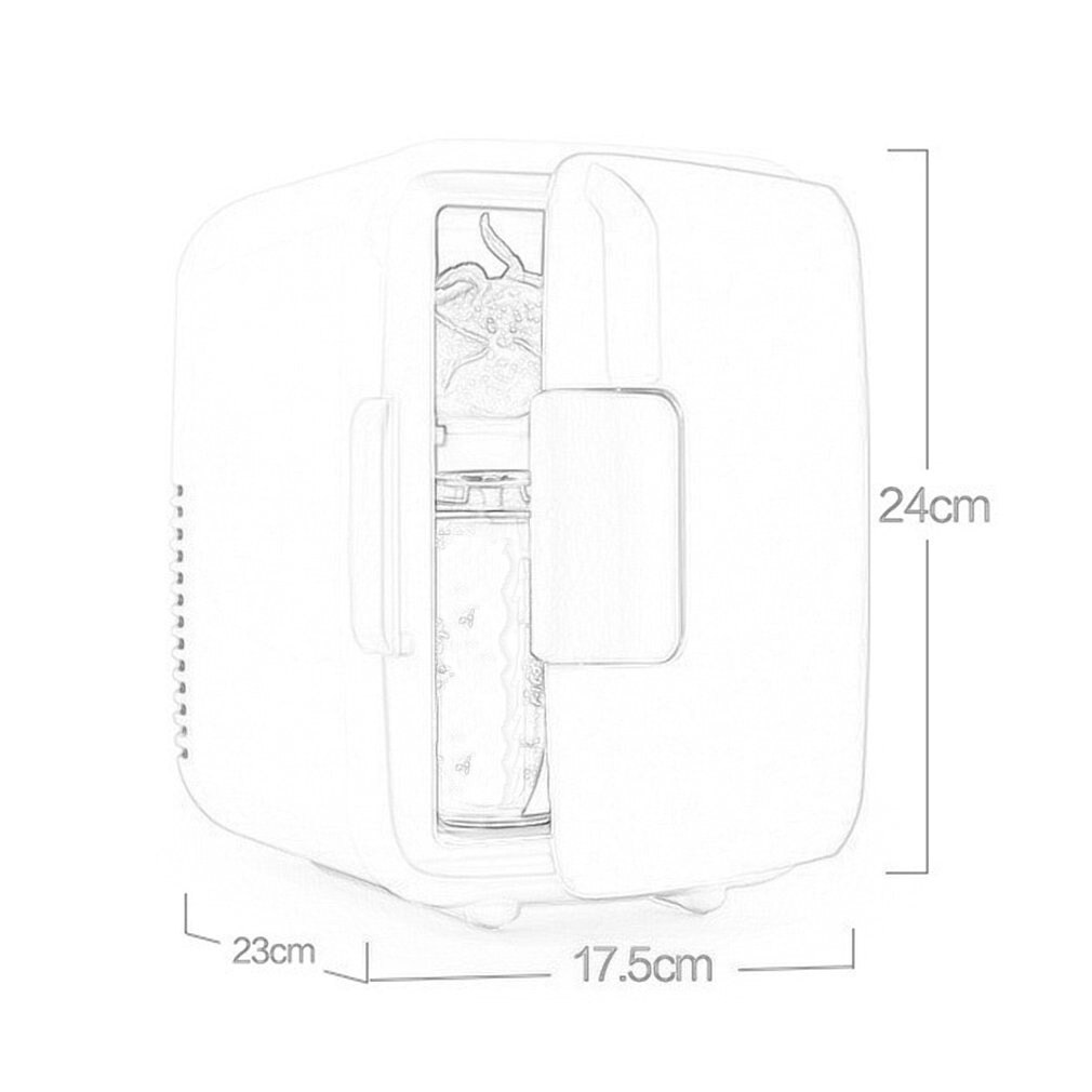 Tragbare 4L Auto Gefrierfach Kühlschrank Kühlschrank Auto Verwenden Auto Kühlschrank 12V Kühler Heizung Universal- Fahrzeug Teile