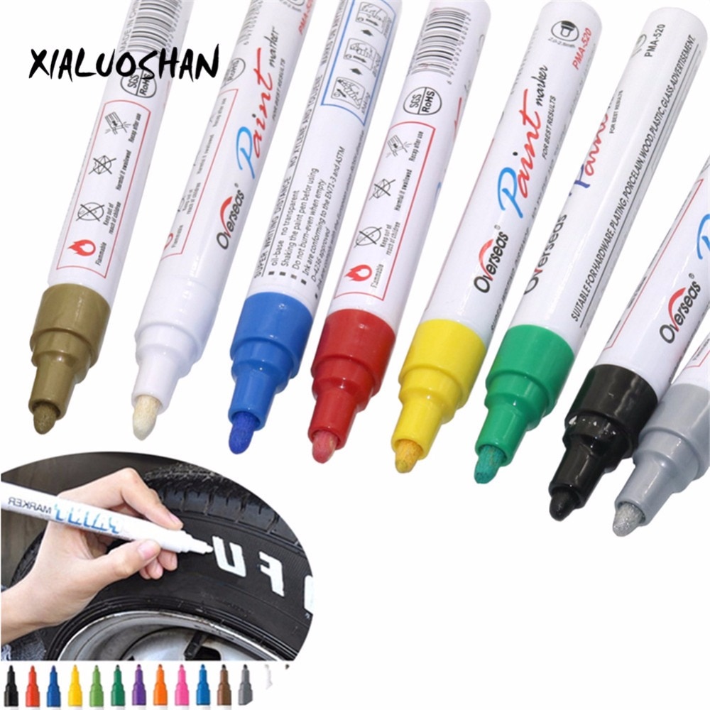 1 Stck Graffiti Stifte Marker Farbe Auto schrubben Farbe Reparatur Stift Malen Bunte Wasserdichte Stift dauerhaft Farbe Marker Stift