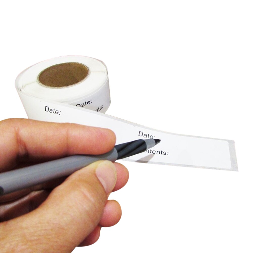 Klebstoff Funktion Lebensmittel markieren Datum Rolle Aufkleber Etikett Papier Kleine Haushalts Aufkleber Etikett Papier Paster Lebensmittel Kennzeichnung Werkzeuge