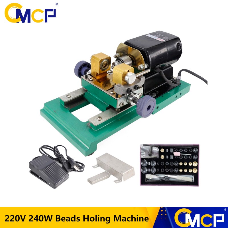 220V Perlen durchlöchern Maschine 240W Perle Bohren durchlöchern Maschine Einzigen Kopf Perle Stanzen Maschine