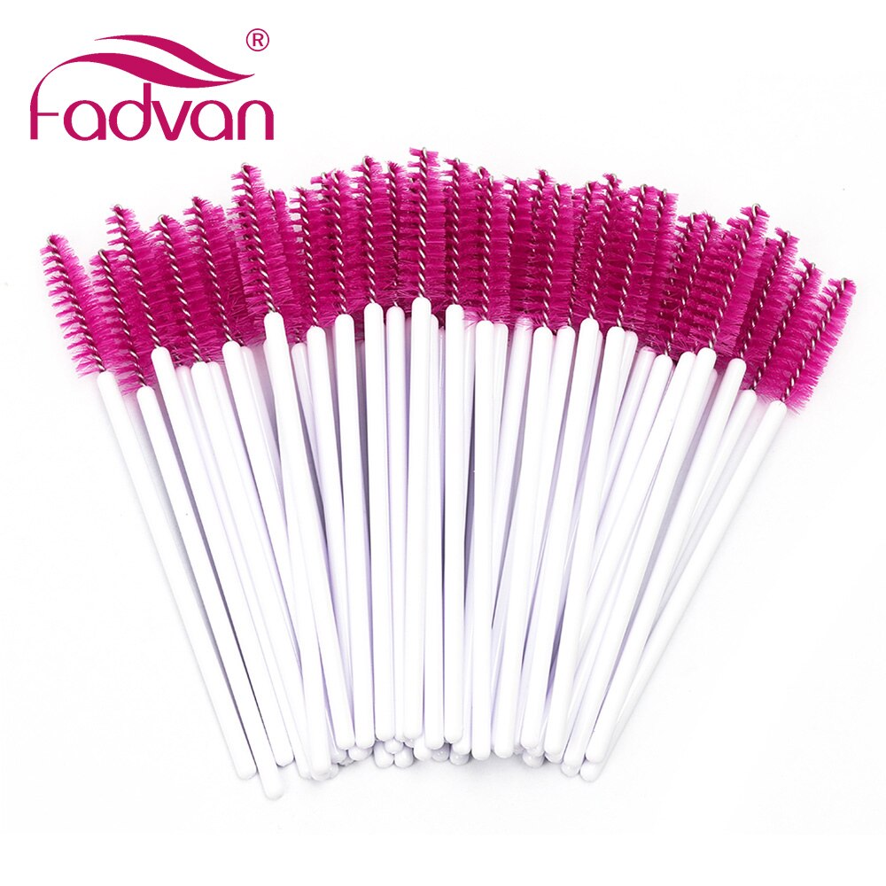 50Stck Wimpern Pinsel machen-hoch Maskara Zauberstäbe Applikator Multicolors Auge Wimpern Kosmetik Pinsel machen-hoch-Werkzeug
