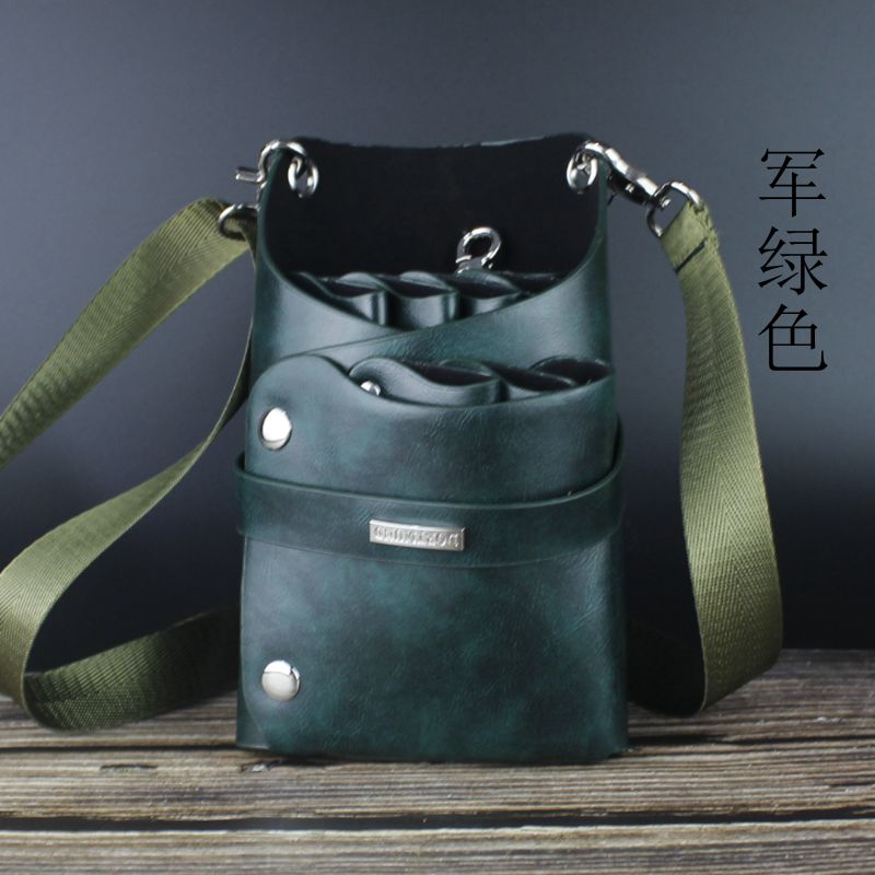 PU Barbier Haar Schere Tasche Friseur Halfter Beutel Halfter fallen Tasche mit Taille Schulter Gürtel Haar Werkzeug