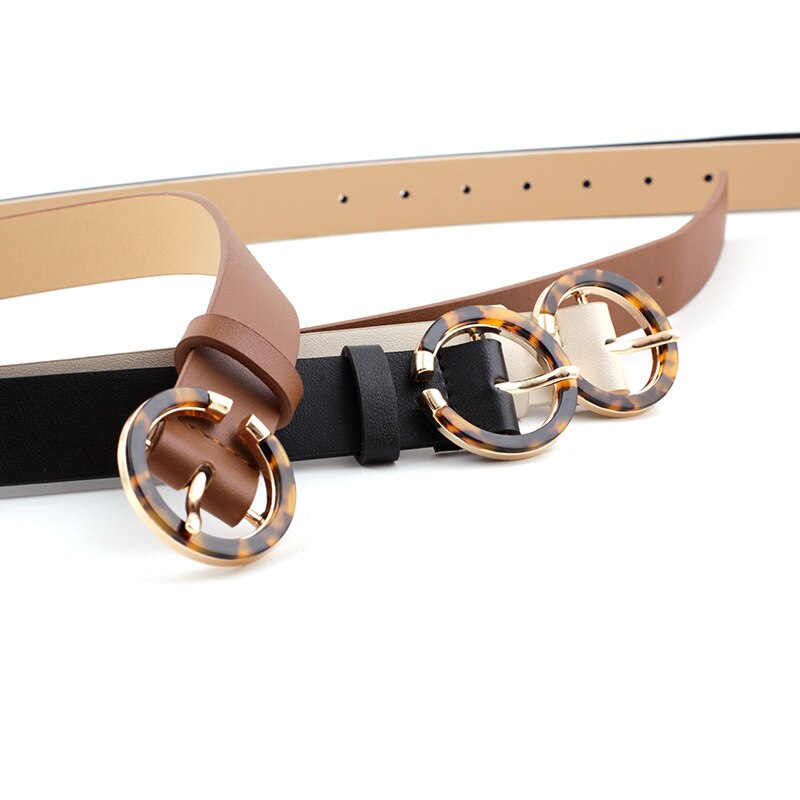 frauen Gürtel Leopard drucken Taille Gürtel Weibliche PU Leder Jahrgang Schwarz Beige Gürtel Für Damen Kleid Cinturones Para Mujer