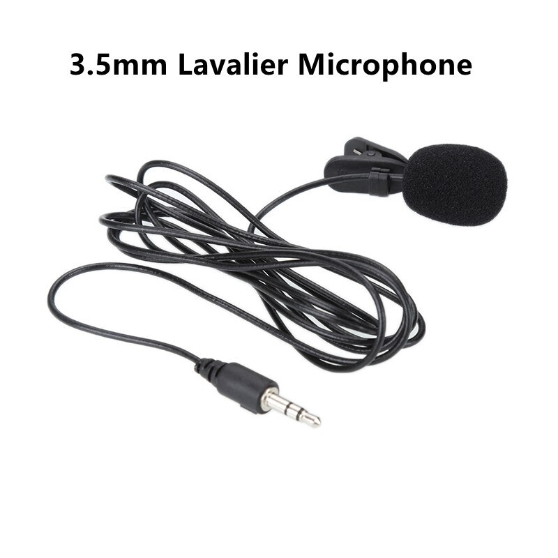 Mini 3,5mm Lavalier-mikrofon mit Clip-auf Revers Mikrofon für Aufnahme SmartPhone IPhone/Android/PC Laptop lound Loudspker