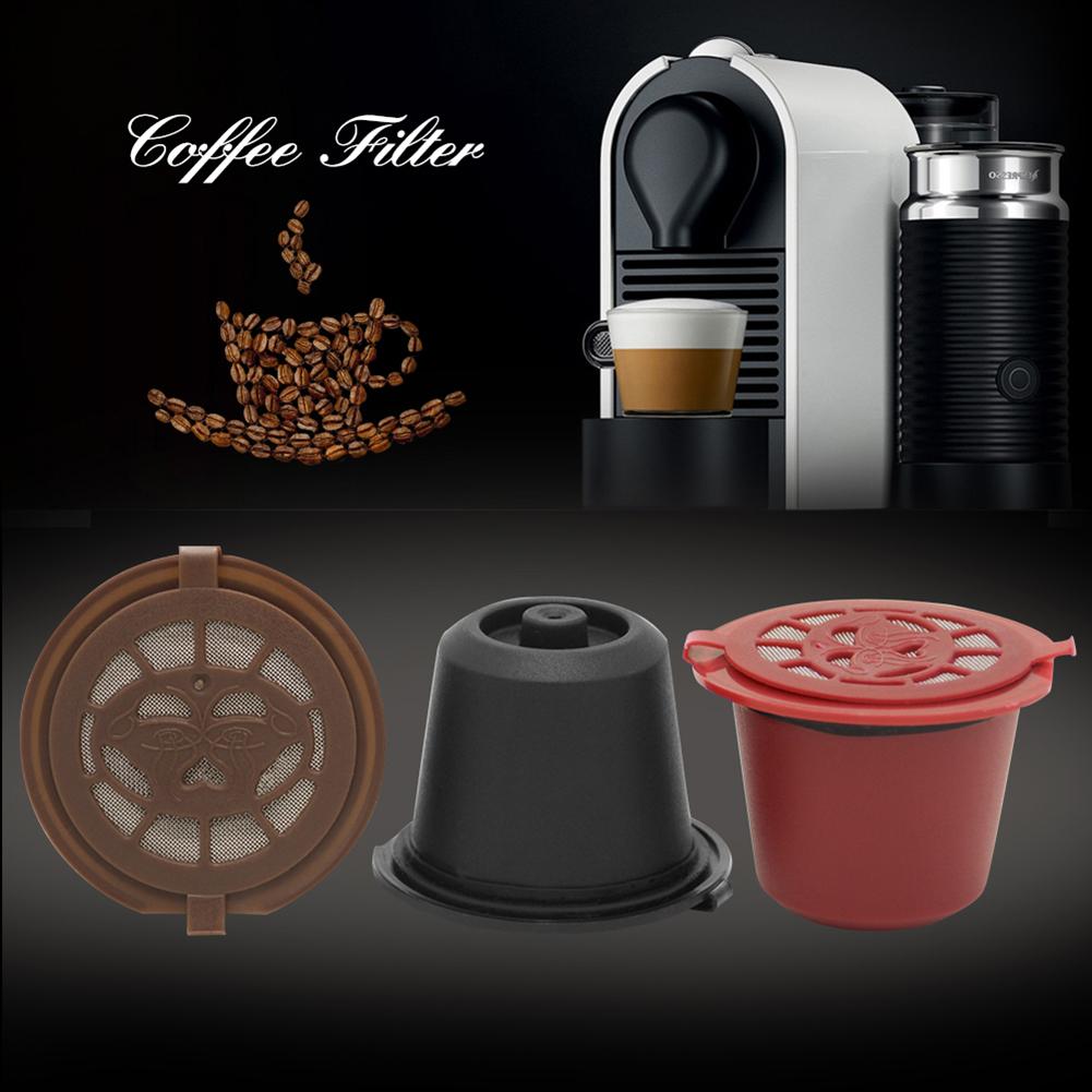 3 stücke Wiederverwendbare Nescafe Dolce Gusto Kaffee Kapsel Filter Tasse Nachfüllbare Kappen Löffel Pinsel Filter Körbe Schote Weichen Geschmack Süße