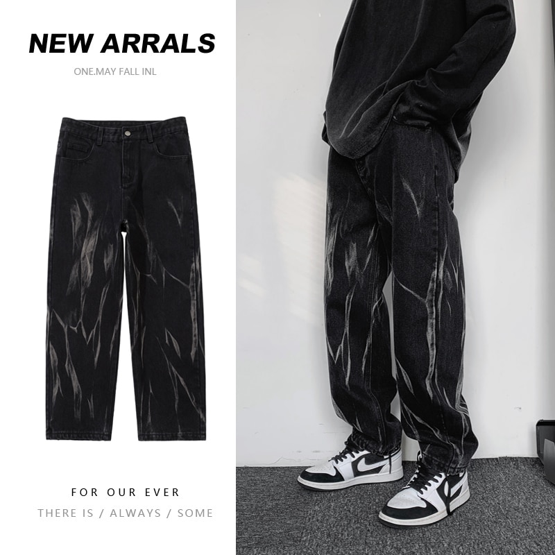 Streetwear männer Jeans hosen Hüfte hüpfen frühling Denim mann lässig hosen Jean männer hosen