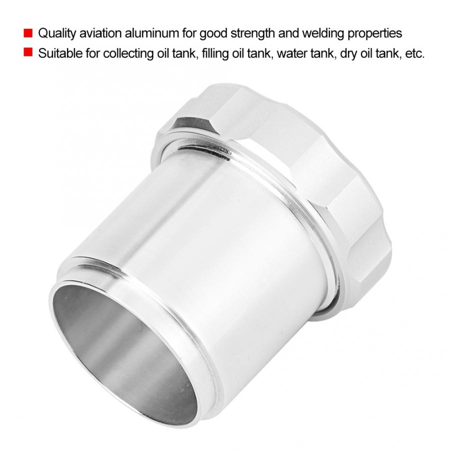 1.5in 38mm Aluminium Legierung Öl Panzer Füllstoff Nacken mit Deckel Schweißen Auf Öl Panzer Füllstoff Nacken für Kraftstoff Panzer