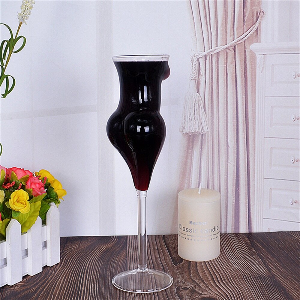 Kreative Wein Glas Tasse Menschlichen Körper bilden Flaschen Whiskey Bahre Glas Cocktail Champagner Gläser Tasse Für Bar Küche Zubehör