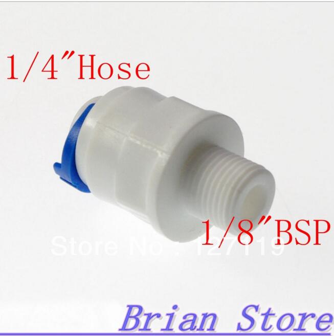 Wasserfilter Teile 5 stücke 3/4 'schlauch schnelle verbindung 1/8' BSP Außengewinde rohranschluss passen ro wasserfilter-System