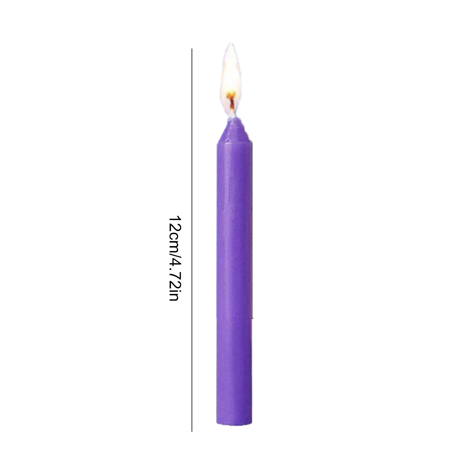 100Stck Unscented Kegel Kerzen 12cm Dripless Hand Gegossen Wachs Mokeless Kerzen Für Hochzeit Weihnachten Spa Aromatherapie