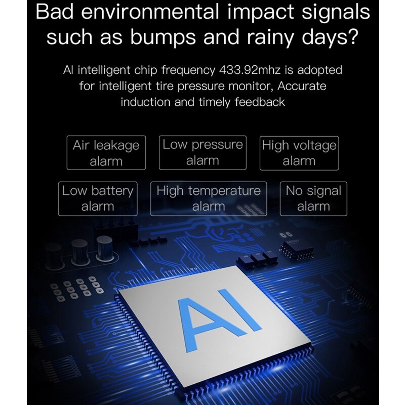 neue hoch-präzision Drahtlose Motorrad Reifendruck Überwachung System Wasserdicht